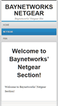 Mobile Screenshot of netgear.baynetworks.com