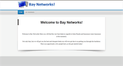 Desktop Screenshot of baynetworks.com